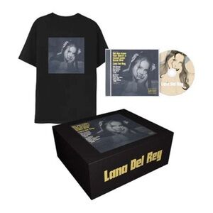 SEALED! Lana Del Rey - Did You Know…Ocean Blvd Black T-Shirt Box Set SIZE SMALL